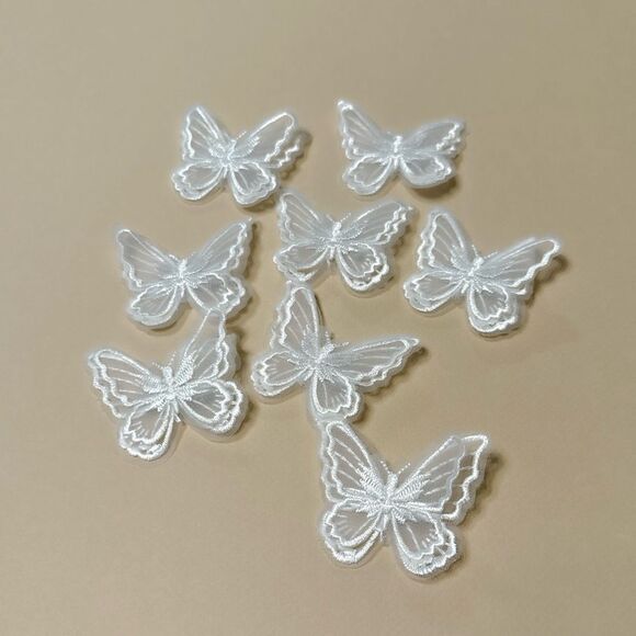 Butterfly hair clips N757 - Picture 2 of 3